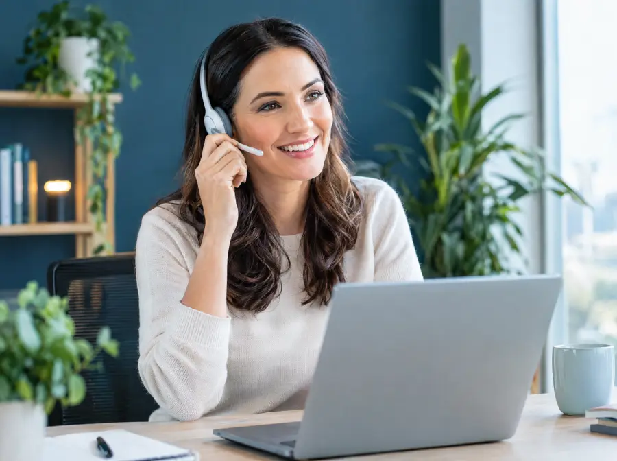 Consulente al telefono con un cliente